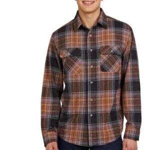 Chaps Men’s Plaid Flannel Shirt | Soft Knit | Big & Tall (S-4XL) | NWT